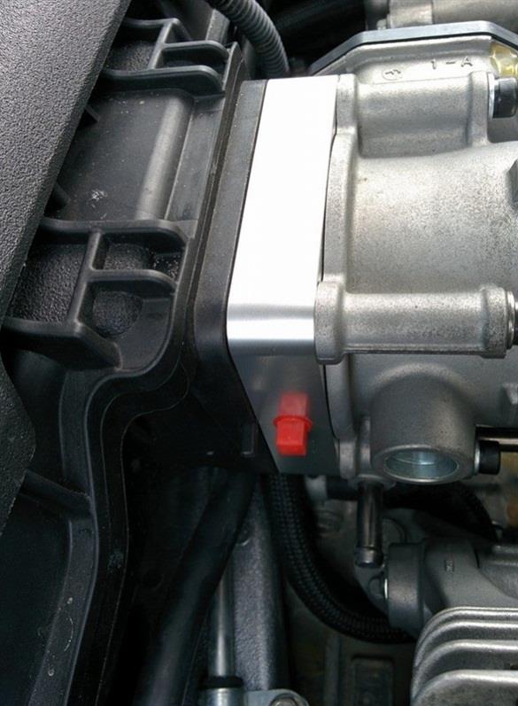 Scion FR S Throttle Body Spacer - Torque Solution - Silver - `13-`27